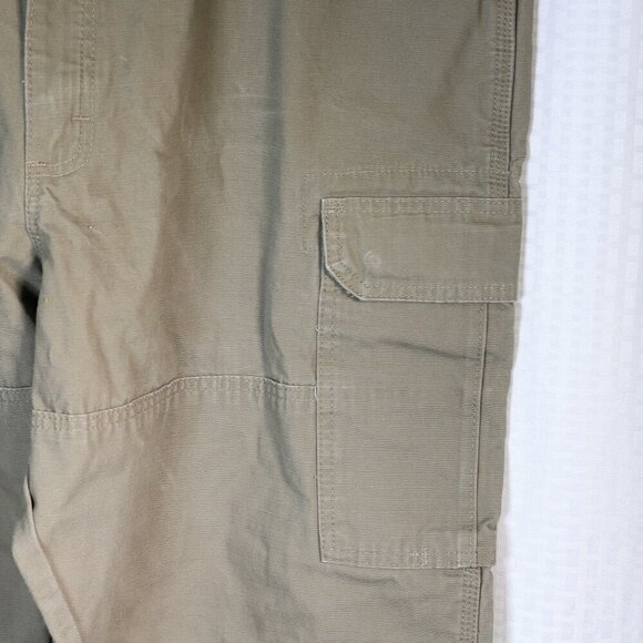 Wrangler Riggs Workwear Size 42 x 30 green cargo multi-pocket work/carpenter pan - Picture 6 of 15